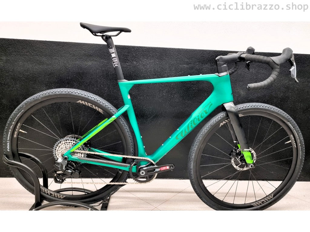 Reference photograph of a green Wilier Rave SLR ID2